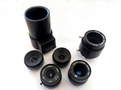 [Clearance] เลนส์กล้องวงจรปิด Manual Focus Lens Fix cs mount 1/3" 4mm. 6mm. 12mm. 16mm.