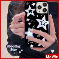 Mowin - เข้ากันได้สำหรับ เคสไอโฟน เคสไอโฟน11 เคสโทรศัพท์ 14 pro max สำหรับ iPhone เคส แบบนุ่ม เคลือบเงาสีดำ เคสขนม กันกระแทกกล้