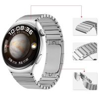 ﹍ Titanium Alloy Metal Strap For Huawei Watch 4 pro 3 Buds GT3 Pro GT2 Watch4 46mm Honor GS3 Replacement Bracelet Wristband 22mm