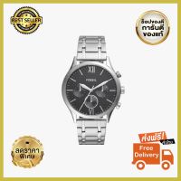 ไม่ได้รับสินค้ายินดีคืนเงิน Fossil นาฬิกาข้อมือผู้ชาย Fossil Fenmore Midsize Multifunction Stainless Steel Watch Silver รุ่น BQ2406 บอกเวลา หรูหรา มีระดับ ประทับใจแฟน