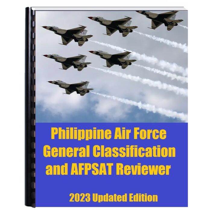 COD Philippine Air Force AFPSAT And General Classification Test ...