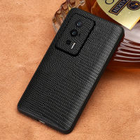 ของแท้หนัง Lizard Grain เคสศัพท์สำหรับ Poco F5 F2 Pro F3 F4 GT X3 X5 M3 M4 Pro สำหรับ Xiaomi Redmi หมายเหตุ12 Pro Turbo