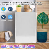 Drum Automatic Waterproof Oxford Washing Machine Cover Silver Coating Clear Laundry Dryer Cover Sun Protection Case Washer Dust Washer Dryer Parts  Ac