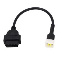 Diagnostic Cable 6pin to 16pin OBD Code Reader Scanner Adapter Connection Cable for BENELLI TNT 135 25 300 for DELPHI