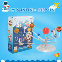 Kids Solar System Planetarium Learning Educational Planet Model Puzzle Game Childrens Toys Christmas Gifts