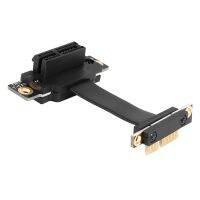 PCIE X1 Riser Cable Dual 90 Degree Right Angle PCIe 3.0 X1 to X1 Extension Cable 8Gbps PCI Express 1X Riser Card