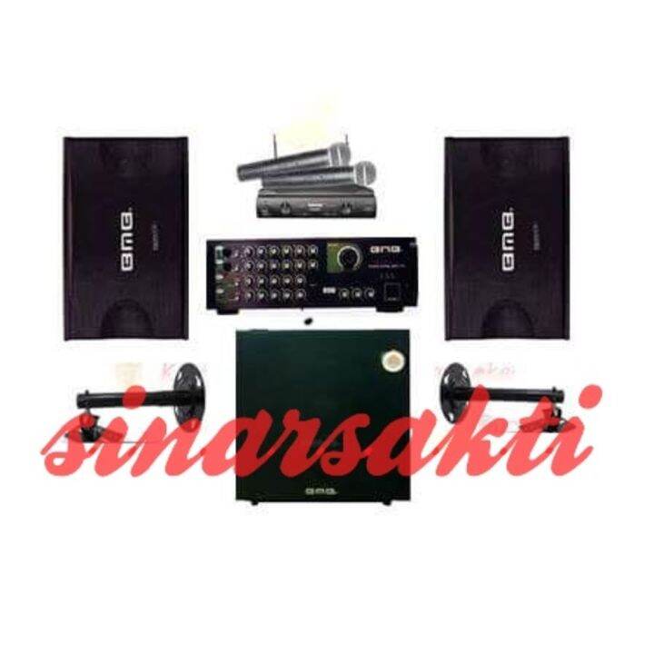 PAKET SOUND SYSTEM KARAOKE BMB ( 10 IN + SUBWOOFER BMB 12 INCH