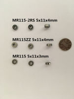 10pcs MINI แบริ่ง MR115ZZ L-1150 MR115-2RS MF115ZZ 5x11x4 มม.MR115 685K เปิดแบริ่งชุดแบริ่งแบริ่งบอลหน้าแปลนแบริ่ง--hang yu trade