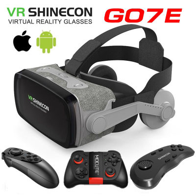 Shinecon แว่นตา3D เสมือนจริงกล่อง Google VR พร้อมตัวควบคุม VR Daydream