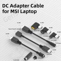 D​c Power Adapter Connector Cable Cord for MSI GE76 GE66 Raider GP76 GP66 GT83VR 7.4x5.0 5.5x2.5mm to 4Holes Adapter Converter