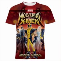 2023 newnew X-Men T เสื้อผู้ชายผู้หญิงแฟชั่น3D พิมพ์ฤดูร้อนแขนสั้น TEE Tops