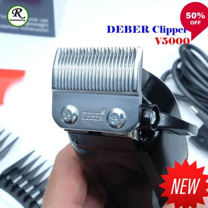 ปัตตาเลี่ยน-deber-clipper-product-of-thailand-มอร์เตอร์-5000v-มีเก็บปลายทาง-ตัดผม-barber-ช่างตัดผม-แบตตาเลี่ยน-อุปกรณ์-จัดแต่งทรงผม