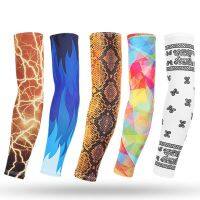 Cycling Arm Sleeve Breathable UV Protection Paisley Cuff Fitness Basketball Elbow Pad Sport Safety Cycling Arm Warmers Tattoo Sleeves