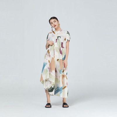 XITAO Dress   Goddess Fan Casual Print Dress