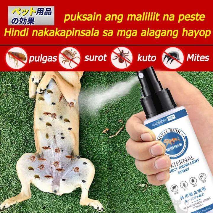 Pet insect repellent spray remove mite lice flea(Mosquito Repellent Anti Insect Insecticide