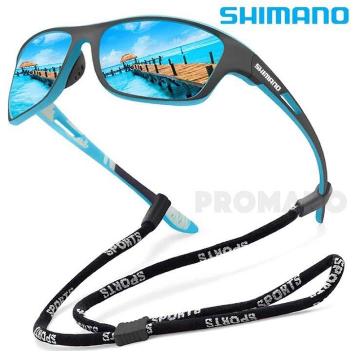 SHIMANO Polarized Fishing Sunglasses Men's Driving Shades Male Sun