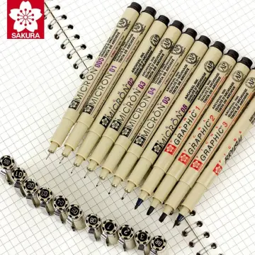 Sakura Pigma Micron Needle Pen XSDK Black color Marker Brush Liner