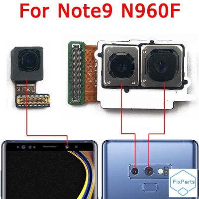 ของแท้สำหรับ Samsung Galaxy Note 9 Note9 N960F กล้องหน้าหลังด้านหน้าชิ้นส่วนอะไหล่โมดูลกล้องด้านหน้า