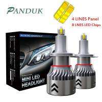 PANDUK 2PCS Car Lights 8 Sides 14000LM H8 H11 LED Lights H7 LED Headlight H1 H3 9005 9006 CSP Chip Bulb 6000K Fog Lights 12V