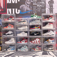 Shoe Box Tide Fan Magnetic Suction Box Acrylic Environmental Protection Sneaker Storage Box Display Shoe Cabinet