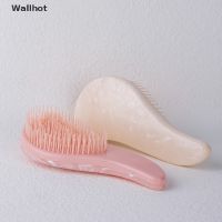 【BEIBEI】 Wallhot Marbling Magic Anti-static Hair Brush Handle Tangle Detangling Massage Comb well