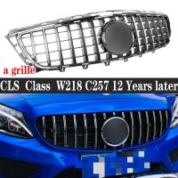 Suitable For Mercedes Benz CLS Class W218 C257 CLS260 CLS300 CLS350 GT Style Grill Front Bumper Movement net Air intake grille