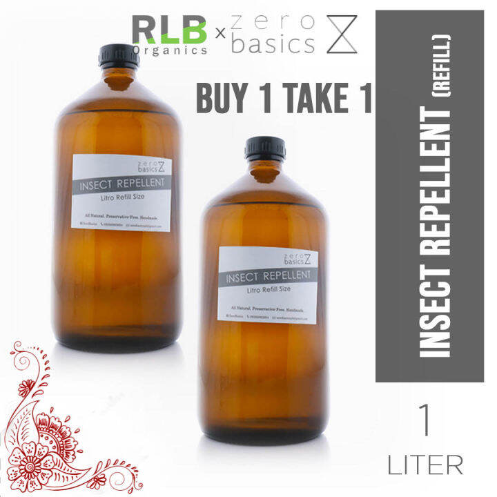 Buy 1 Take 1 Zero Basics Insect Repellent Refill (1000ml) Organic