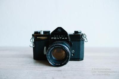 ขายกล้องฟิล์ม Pentax Spotmatic สีดำ (Serial 4280779) พร้อมเลนส์ Takumar 55mm F1.8