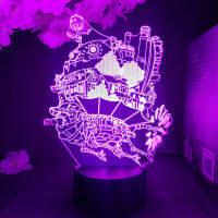 Howls Moving Castle Anime Lighting Gadgets Novelty Xmas New Year Gift for Otaku Friends Lovely Manga Collectible Desk Decor