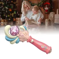 Glowing Princess Wand มือถือไฟฟ้า Glow Musical Princess Wand สำหรับเด็กคอสเพลย์