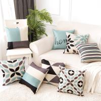 45*45CM Cushion Cover Fresh Style Square Cushion Case Pillow Cover For Sofa Office Waist Back Cover Home Decorative