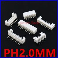 50 PCS/lot PH2.0 Head Connector Straight foot Angle foot 2P 3P 4P 5P 6Pin 8P 10P 12P 2.0mm pitch PH for PCB jst