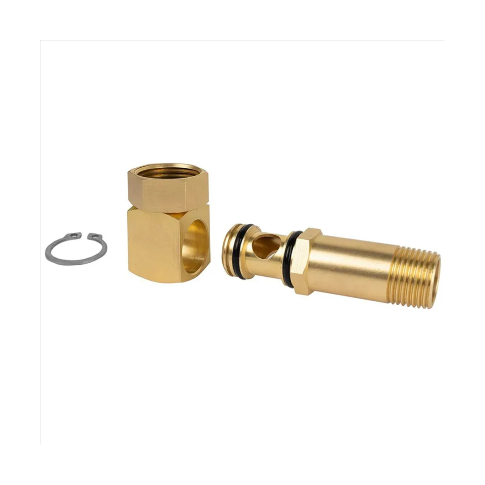 Garden Hose Adapter, Brass Replacement Part Swivel Hose Reel Parts