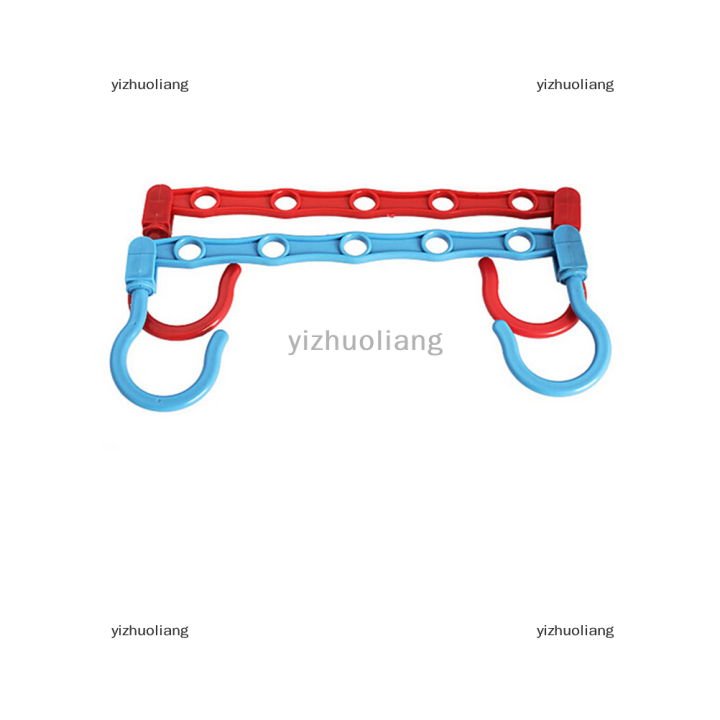 yizhuoliang-1x-space-saver-ไม้แขวนเสื้อจัดระเบียบเสื้อผ้าแขวนผู้ถือ-randoom-color