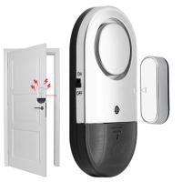 Magnetic Alarm Door Sensor Loud Door And Window Open Alarm Sensor For Kids Super Loud 125dB Door Ringer Chime Entry Alert Chime Household Security Sys