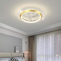 [COD] Bedroom with fan lamps simple modern atmosphere ceiling net red light luxury 2022 new