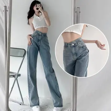 Shop Denim Pants Wide Hips with great discounts and prices online