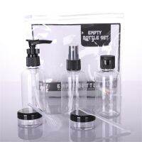 HOT JKCXLLAQESS 531[ร้อน XKEWSGBH ร้อน] Juego De Botellas Vacías Recargables Para Viaje Botellas De Spray Portátles De Ducha ChampA Cosmético Herientas De Maquillaje 7 U 8 Piezas