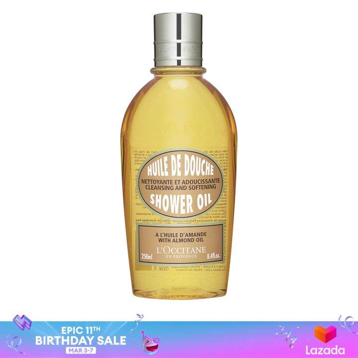 L'Occitane Almond Shower Oil 8.4oz/250ml Lazada PH