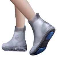 Waterproof Shoe Covers Rain Sets Of Silicone Rubber Boots Children On A Rainy Day High Thickening Antiski Outdoor Rain Boots2023