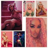 2023◑ Doja Cat Hip Hop Sexy Music Singer Star Movie Posters Kraft Paper Vintage Poster Wall Art Painting Study Posters Wall Stickers