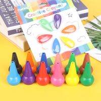 12pcs Non-toxic Childrens Safety Color Crayon Baby 3D Finger Art Supplies Kindergarten Easy to Erase Educational Kid Stationery