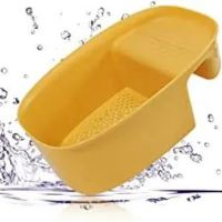 【CC】 Sink Strainer Drain Basket Fruit Vegetable Drainer Sponge Rack Filter for Leftovers Soup Garbage