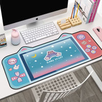 Cute Cat Ear Big Mouse Pad 800x400 MM Computer Keyboard Desk Mat Large Gamer mousepad Pink Girl Cartoon Kawaii Gaming Mouse Pad