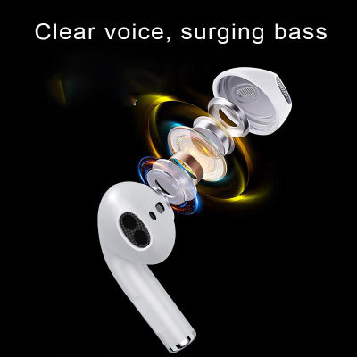 HD Comfortable Tws Wireless Earphones Bluetooth Earbuds Light Portable Bass Stereos Noise Reduction Headsets For iPhone Xiaomi