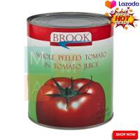 ? SALE only. Brook Whole Peel Tomato 2930 g  บรูค มะเขือเทศปอกผิว 2930 กรัม