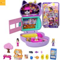 Polly Pocket Zen Cat Restaurant Compact ร้านอาหารญุี่ปุ่นพ่อครัวแมว ของตุ๊กตาพอลลี่ พ็อกเก็ต ของแท้