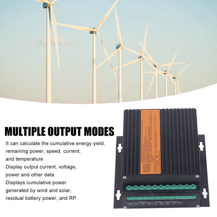 Wind Solar Hybrid Controller Anti Reverse IP41 600W Wind Turbine