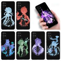 Genshin Impact Shadow,เคสโทรศัพท์เงาสำหรับ Huawei Nova 5T 7 8 9 7i 8i Honor 30S 50 70 Mate 10 20 Lite 40 Pro Plus ที่ครอบสีดำ SE