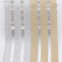 ✒♟ 5cm 9cm Silver Gold Rubber Stripe Elastic Bands 50mm 90mm Soft Elastic Band for Bag Baby Clothes Sewing Material Accessory 1m